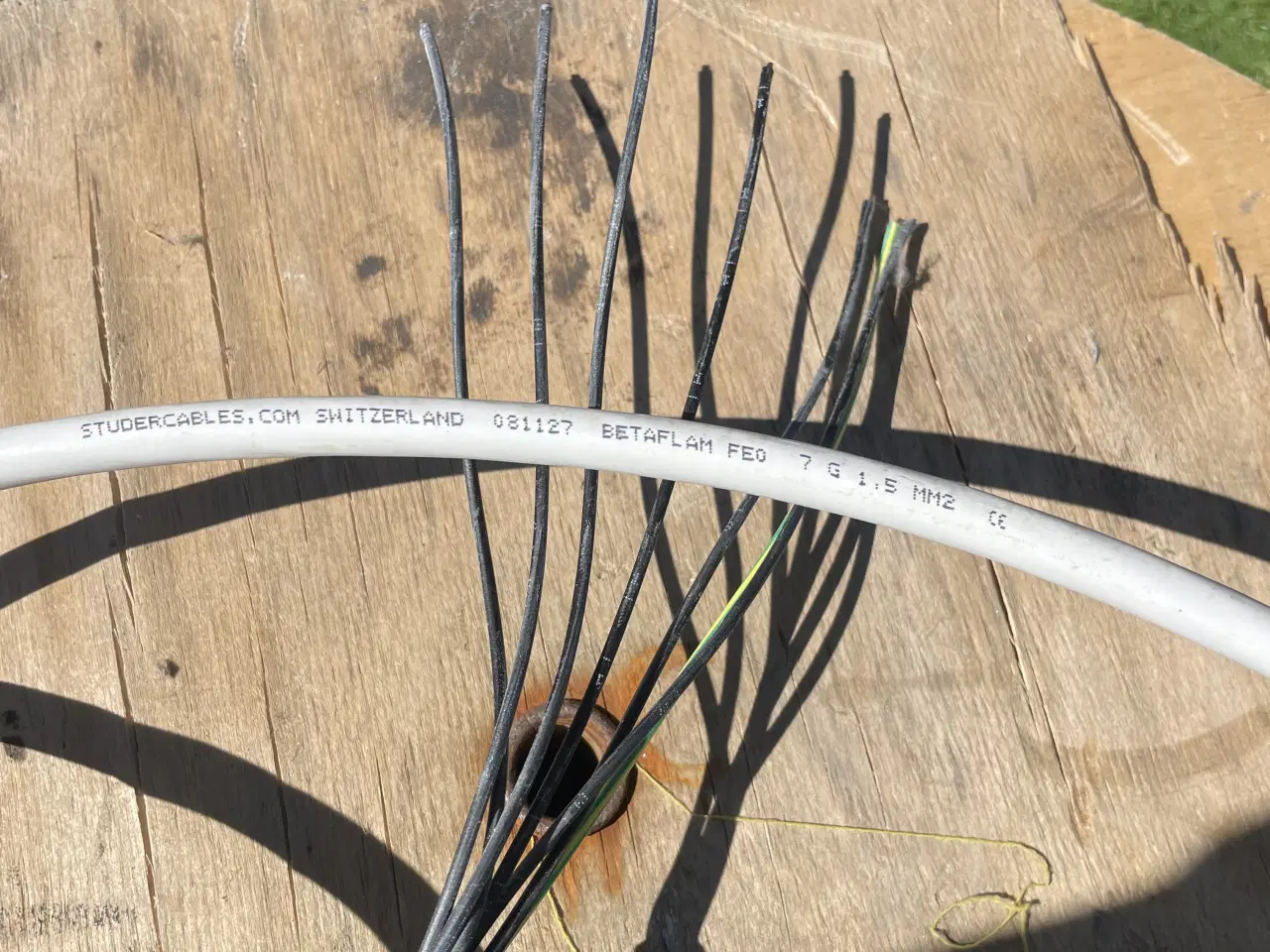 Billede 4 - 7g1,5 kabel på tromle