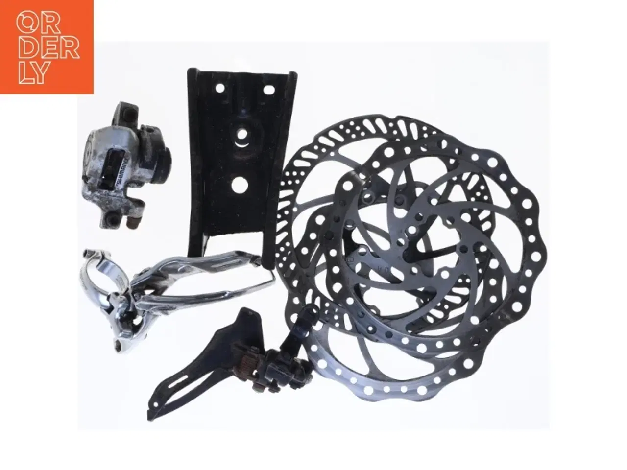 Billede 1 - Cykelbremsesæt med rotorer og caliper
