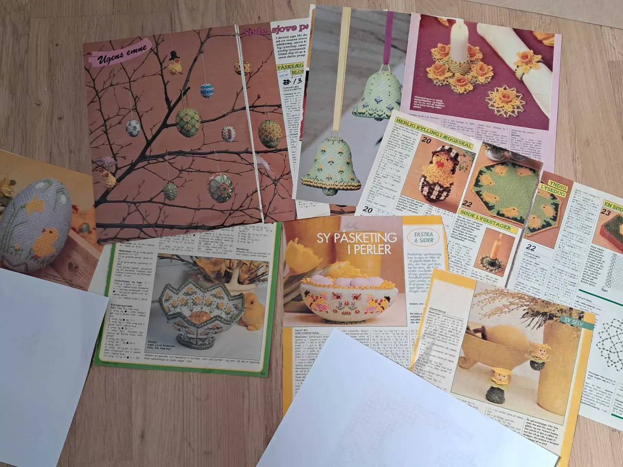 Billede 1 - Opskrifter fra ugeblade til perler