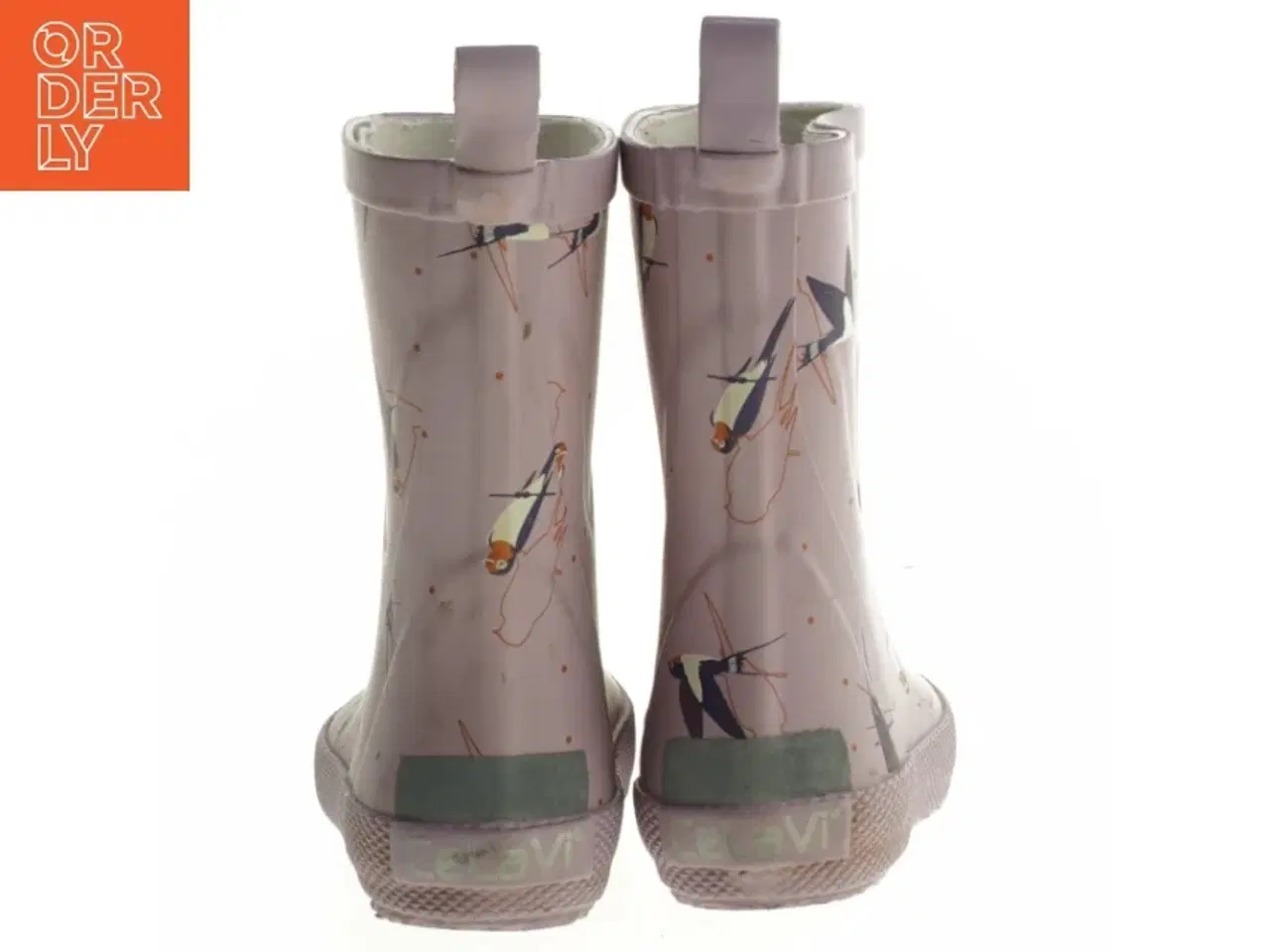 Billede 2 - Børnegummistøvler med fugleprint fra CeLaVi (str. 20 )