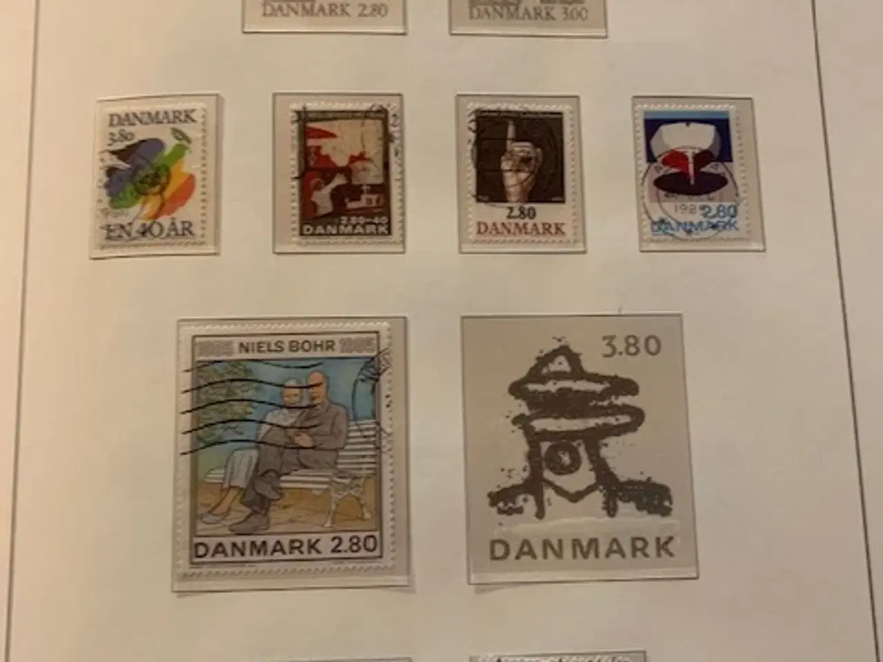 Billede 18 - Frimærker i 4 mapper. Danske og få udenlandske.