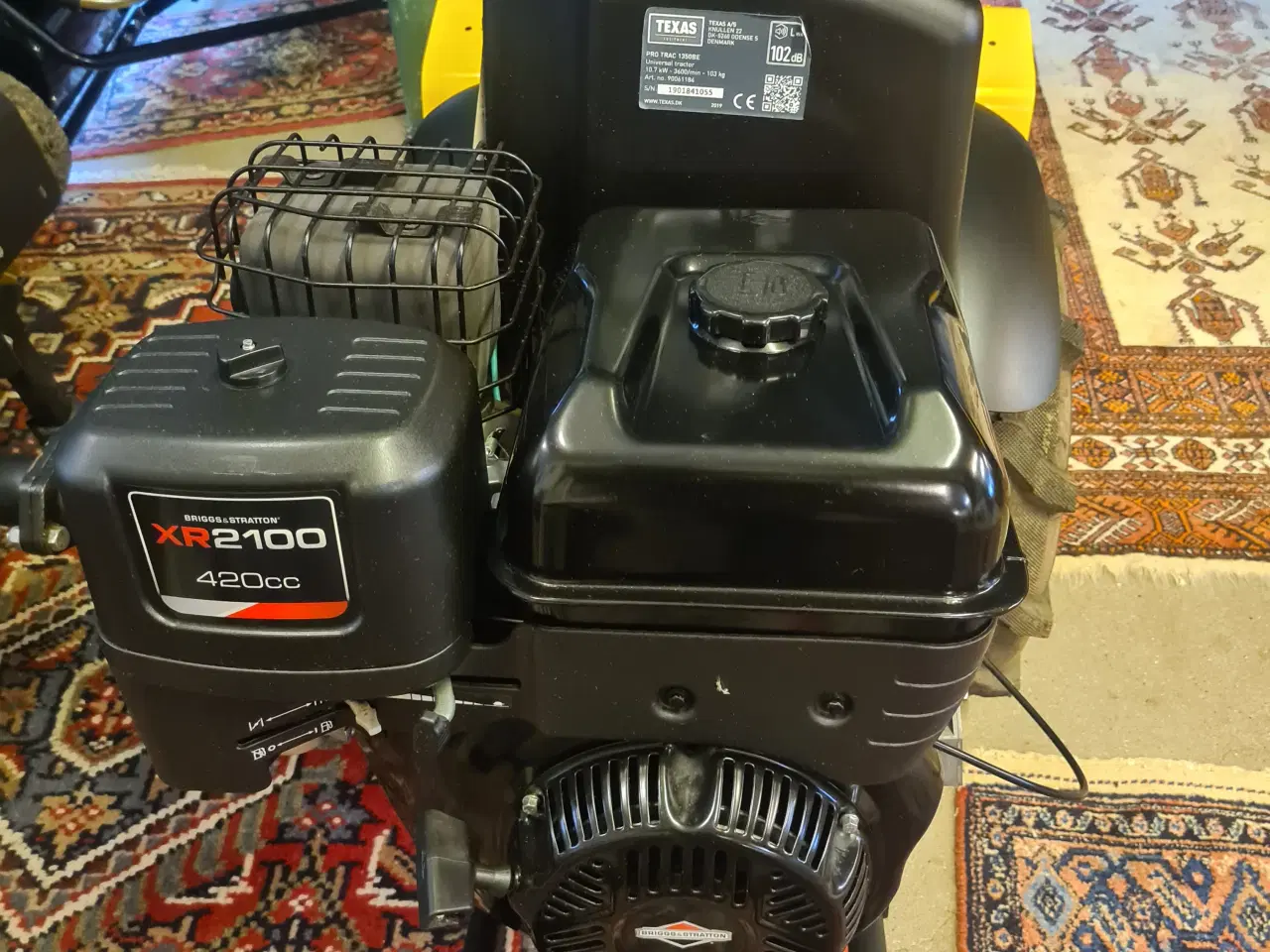 Billede 3 - Stor havefræser med kost. Texas pro trac 1350