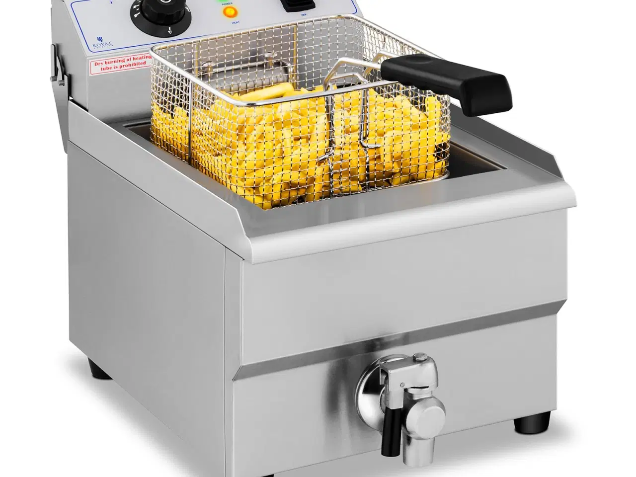 Billede 1 - Frituregryde 16 Liter – med Afløbshane – 3,5 kW