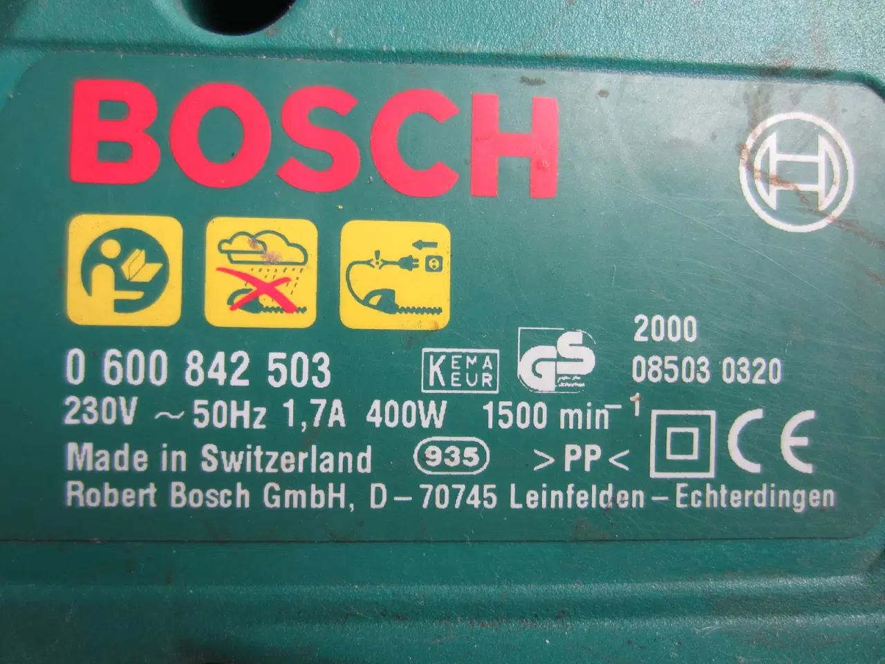 Billede 3 - BOSCH hækkeklipper AHS 3-15 400W