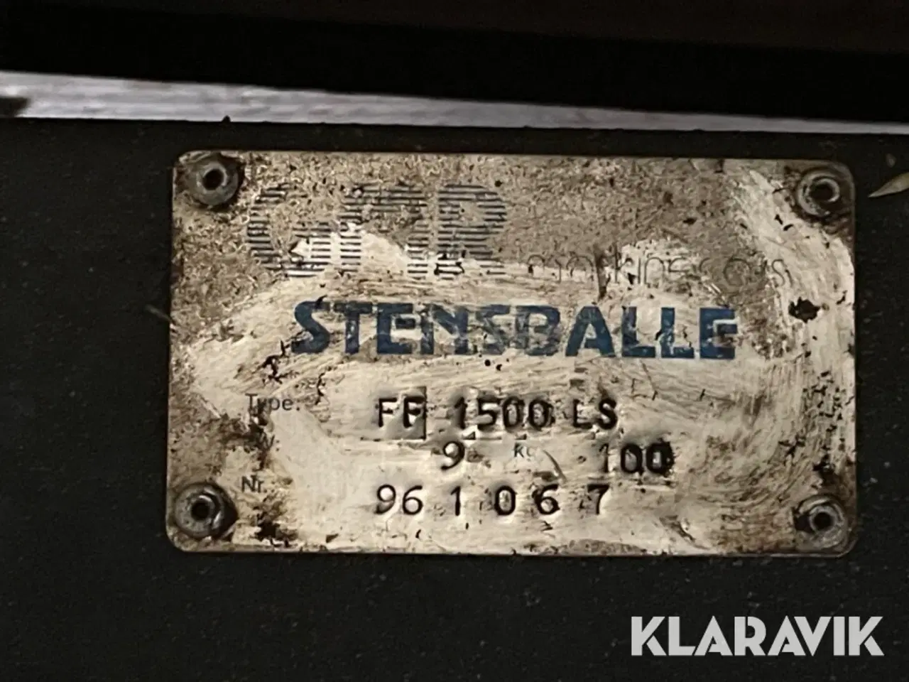 Billede 5 - Fejekost Stensballe FF 1500 LS