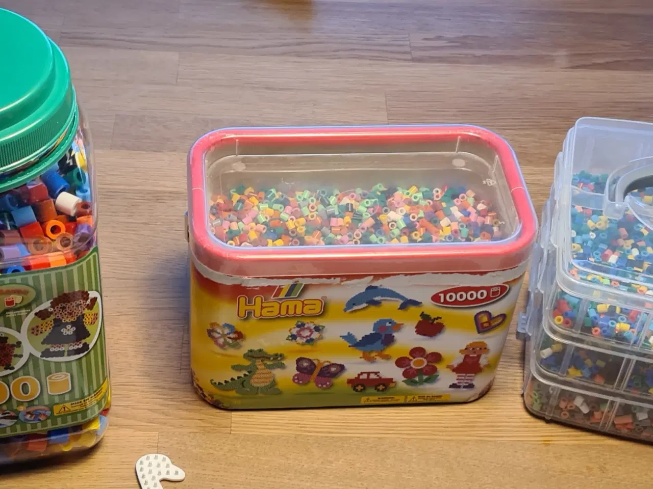 Billede 5 - Stor samling af perler og perleplader