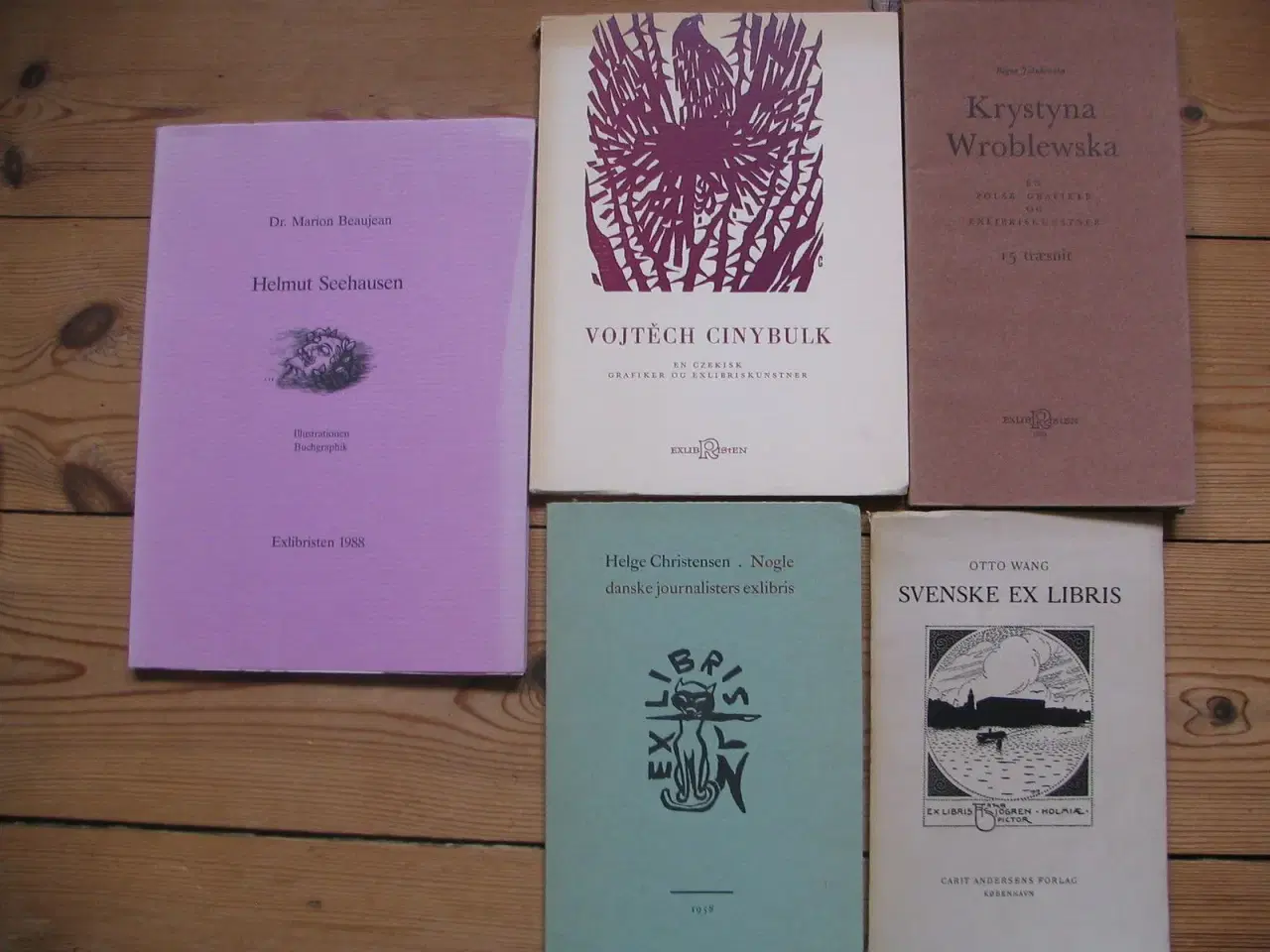 Billede 1 - 5 bøger om Exlibris