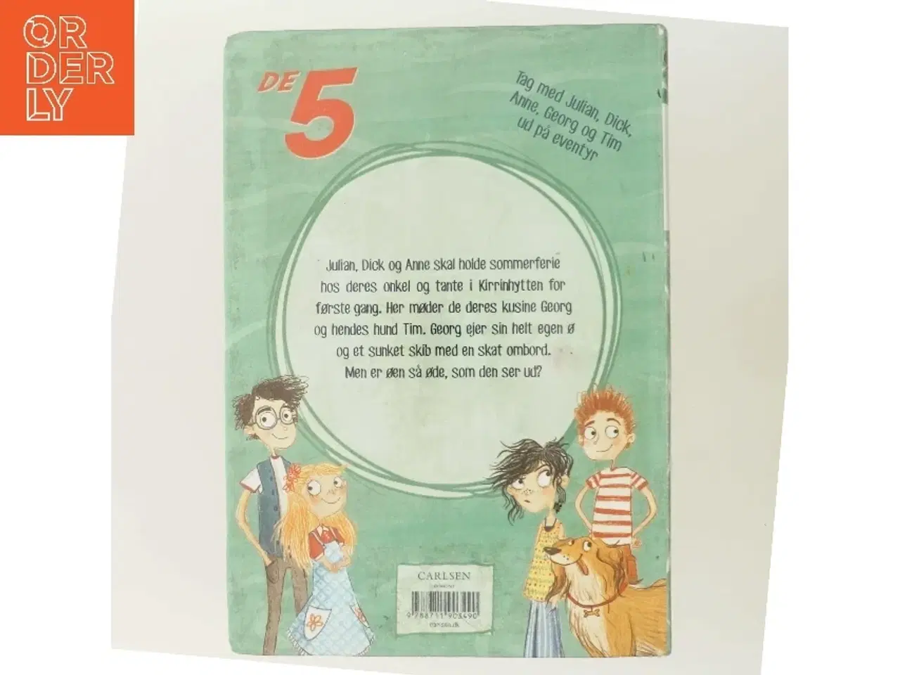 Billede 3 - De 5 på skatteøen af Enid Blyton (Bog)