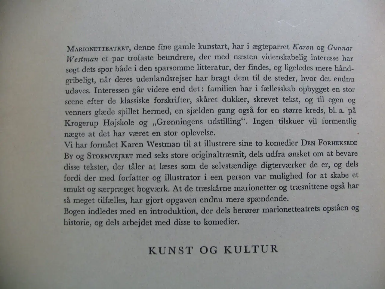 Billede 4 - To Marionetkomedier. Kunst & Kultur 1960