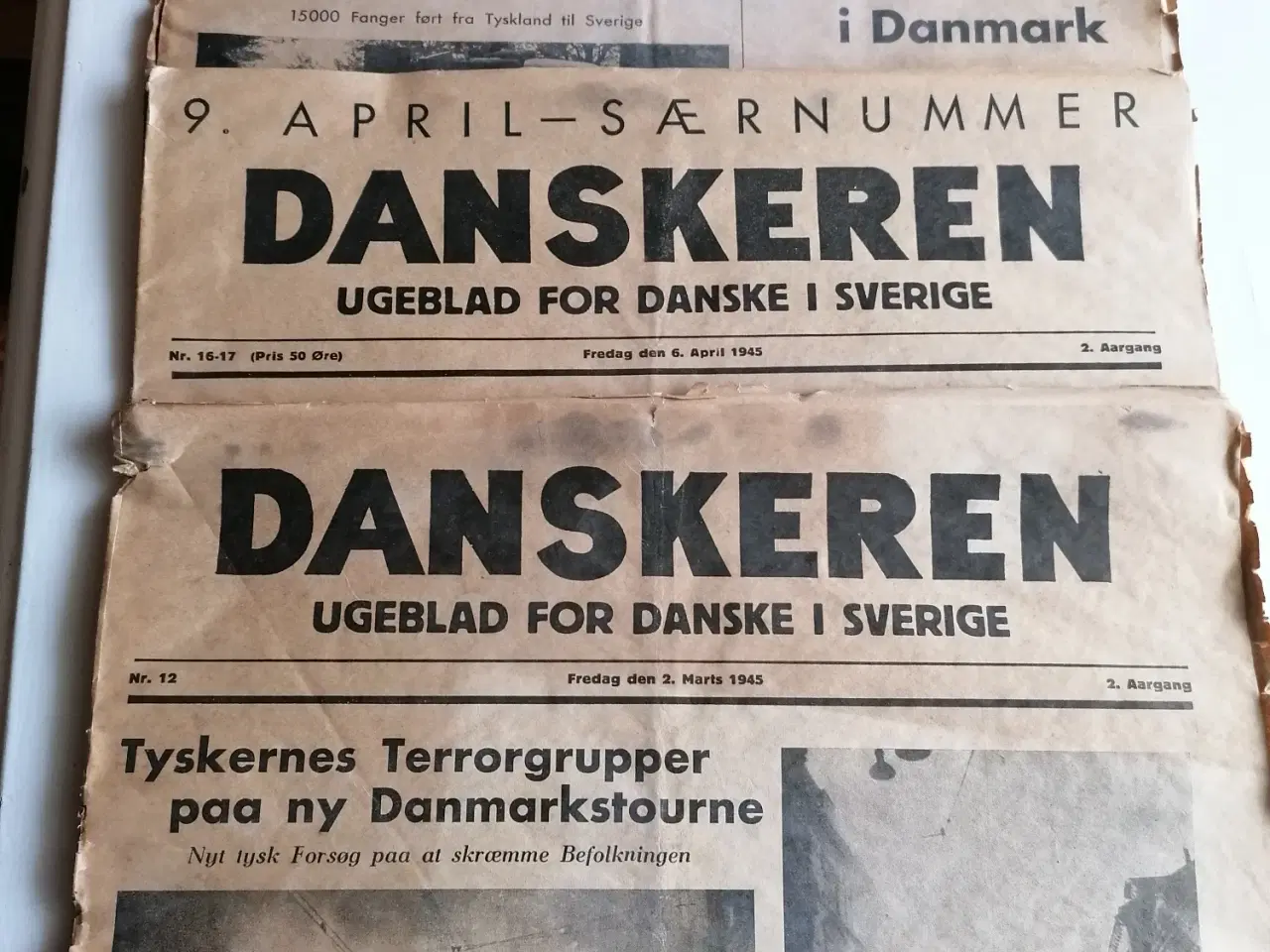 Billede 1 - Danskeren. 1945 Marts-April-Maj