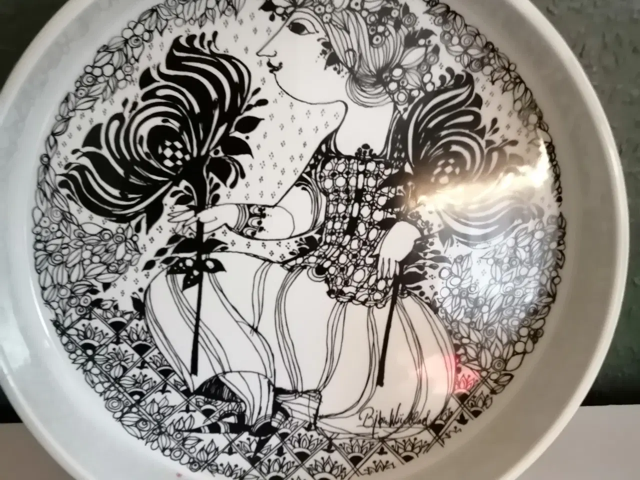 Billede 2 - Bjørn Wiinblad Vase /Fad