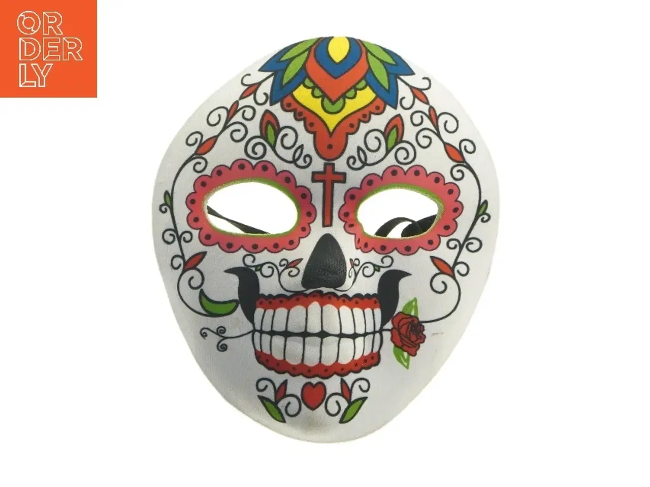 Billede 1 - Day of the dead maske (str. 22x19 cm)