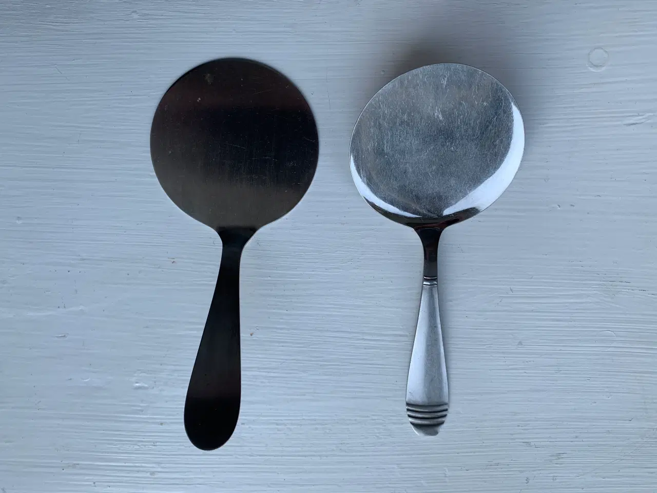 Billede 1 - 2 retro kagespader i rustfri stål