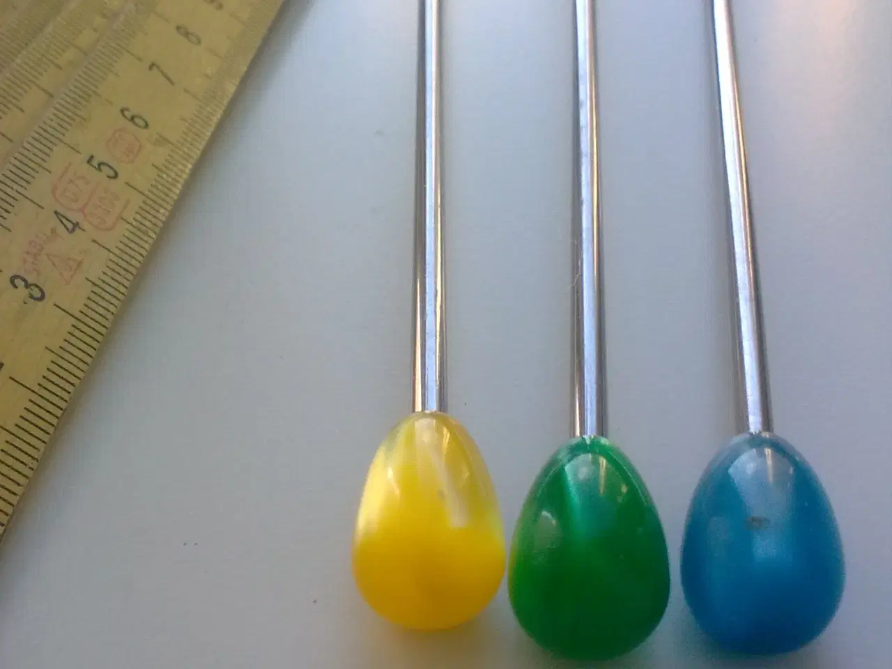 Billede 1 - Perlemor RETRO lang sennep ske & drinks