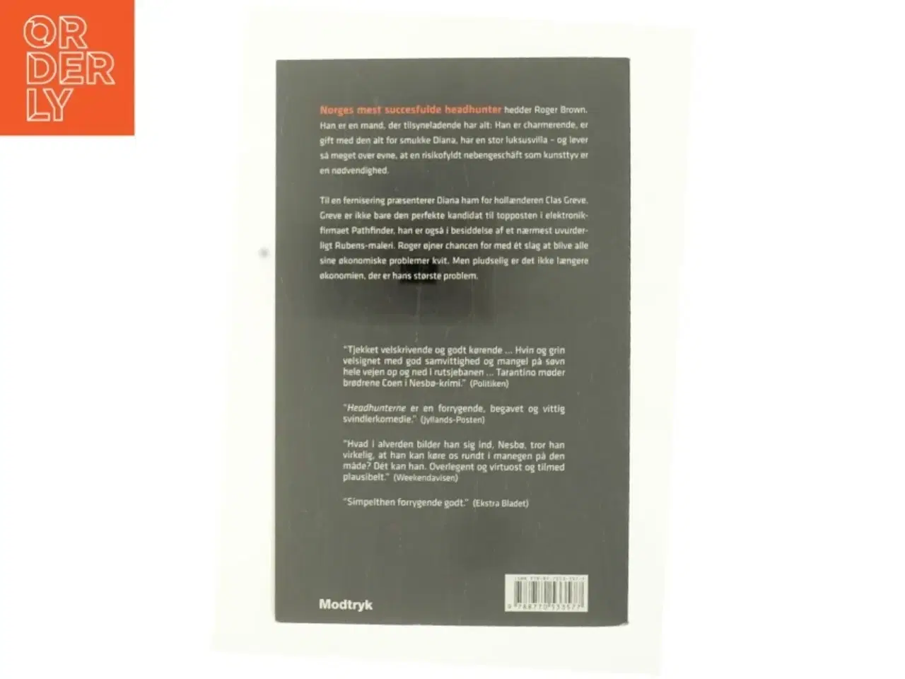 Billede 2 - HeadHunterne af Jo Nesbø (bog)