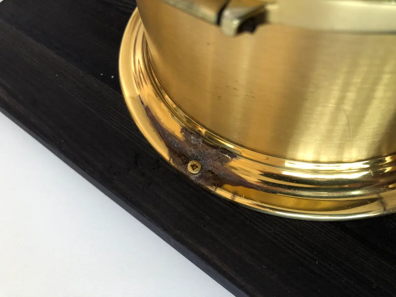 Billede 10 - Schatz skibsur og barometer på bejset plade