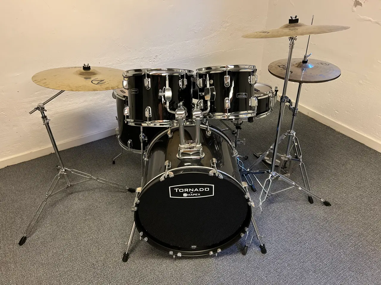 Billede 1 - Mapex Tornado Studio Zildjian Set BK