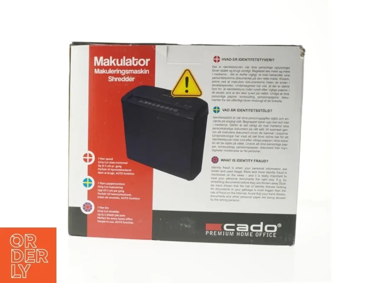 Billede 4 - Cado Makuleringsmaskine fra Cado (str. 27x29 cm)