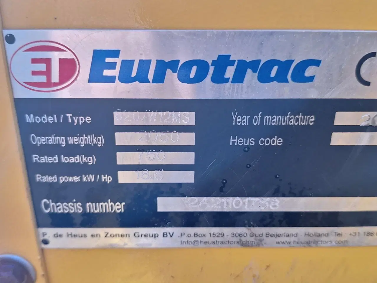 Billede 11 - Eurotrac W12