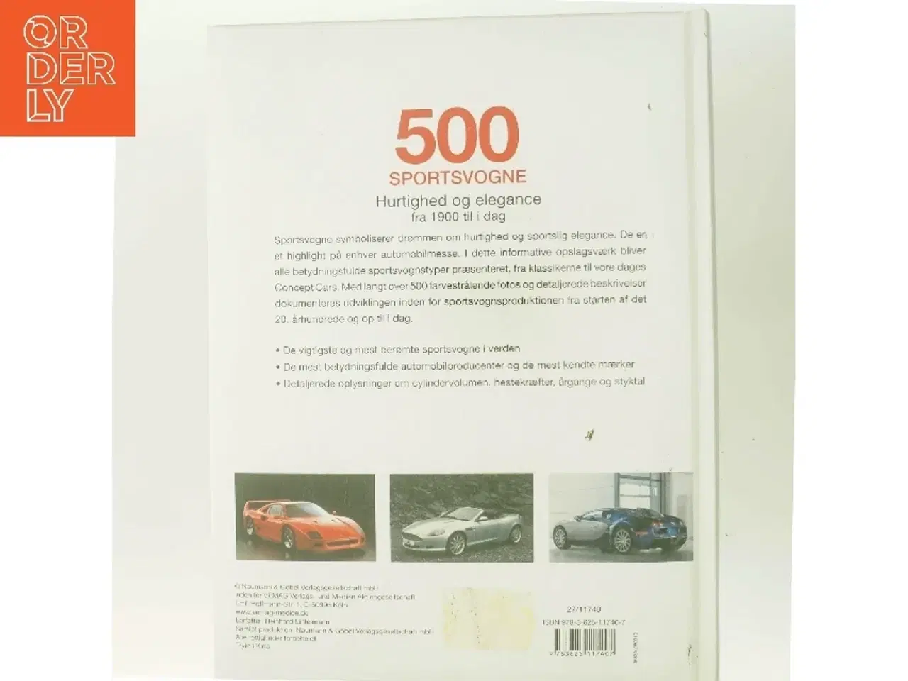 Billede 3 - 500 sportsvogne; Hurtighed og elegance fra 1900 til i dag Naumann & Gbel Verlagsgesellschaft mbH af Reinhard Lintelmann (Bog)