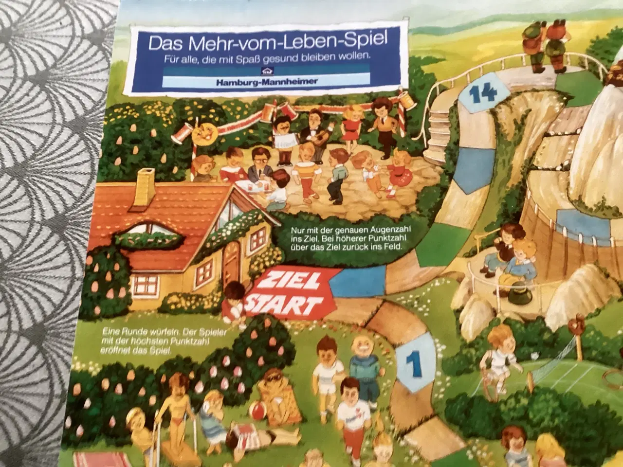 Billede 1 - Brætspil på tysk Das Mehr-vom-Leben-Spiel