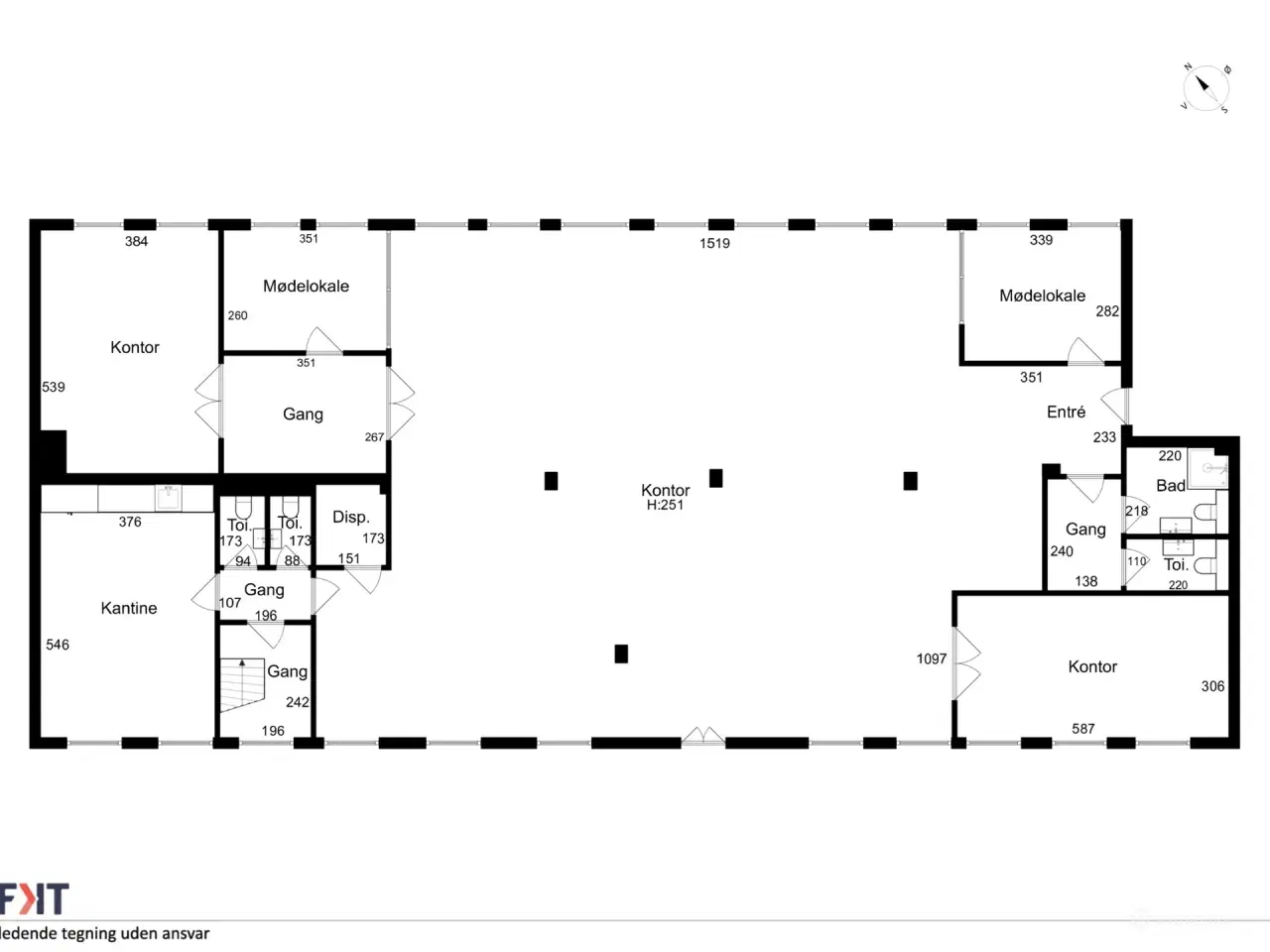 Billede 11 - New Yorker-inspirerede kontorlejemål i Nordvest – moderne lyse og fulde af karakter