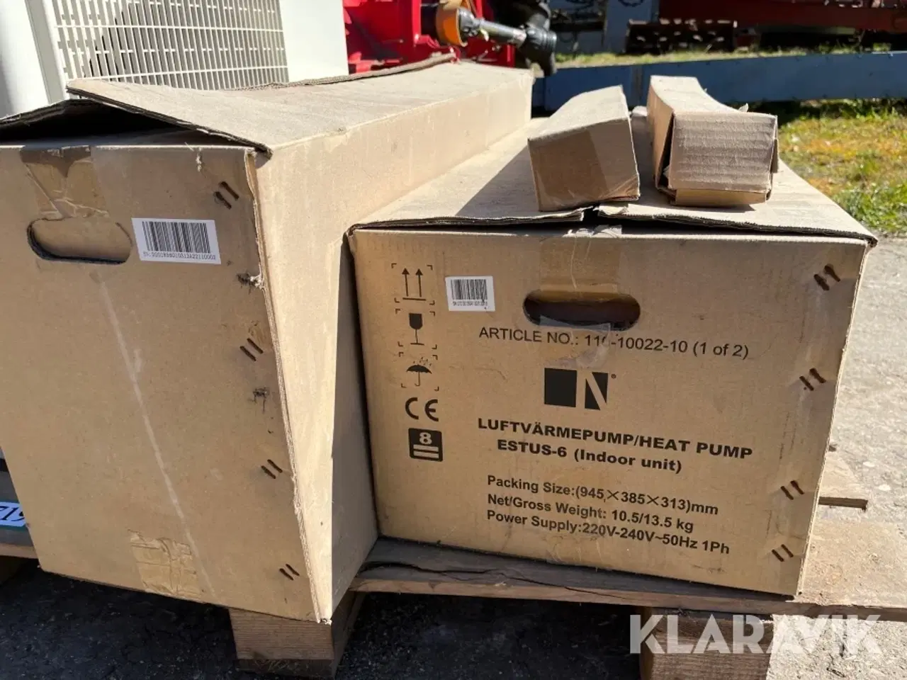 Billede 5 - Varmepumpe 2 inderdele og 1 yderdel