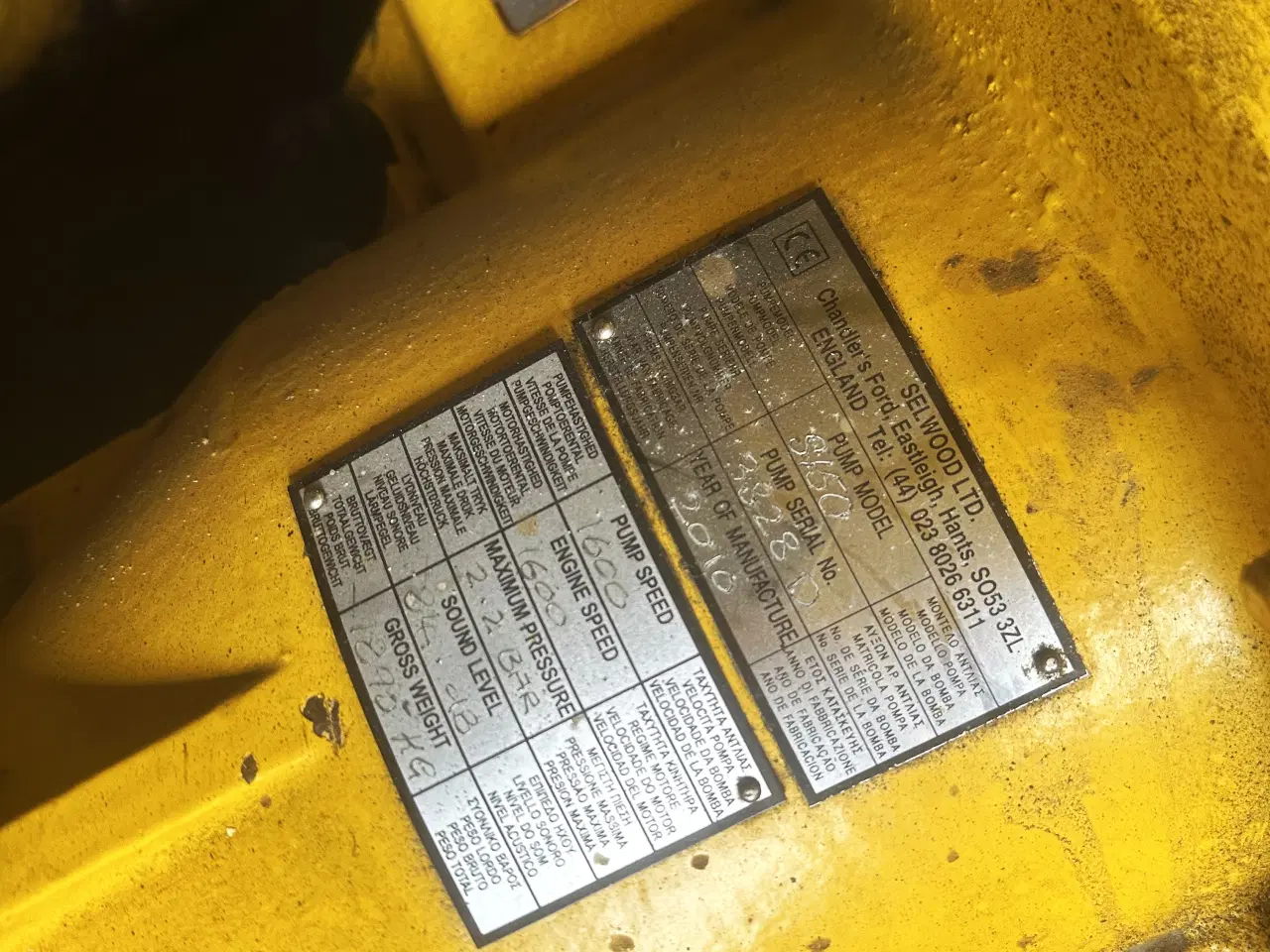 Billede 8 - Selwood S150 motorpumpe / vandpumpe / med slanger