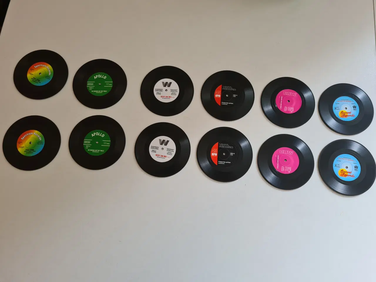 Billede 1 - NYE coasters - vinyl look