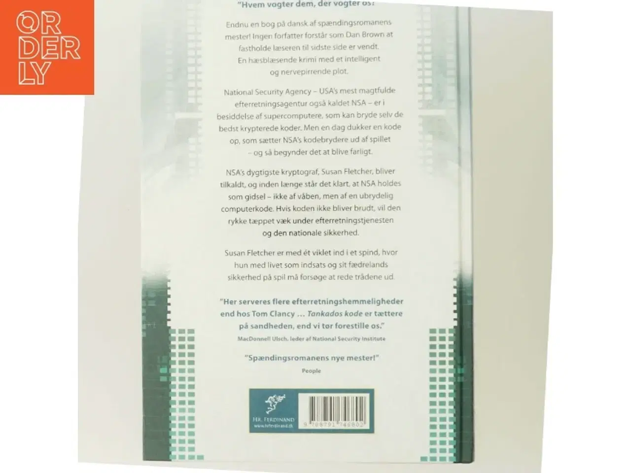 Billede 3 - Tankados Kode af Dan Brown (Bog)