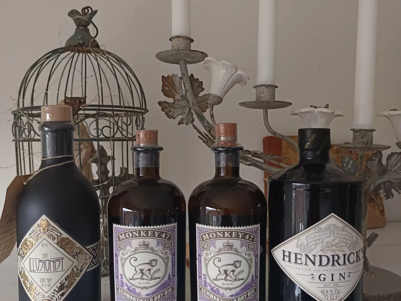 Billede 1 - Gin 4 flasker 