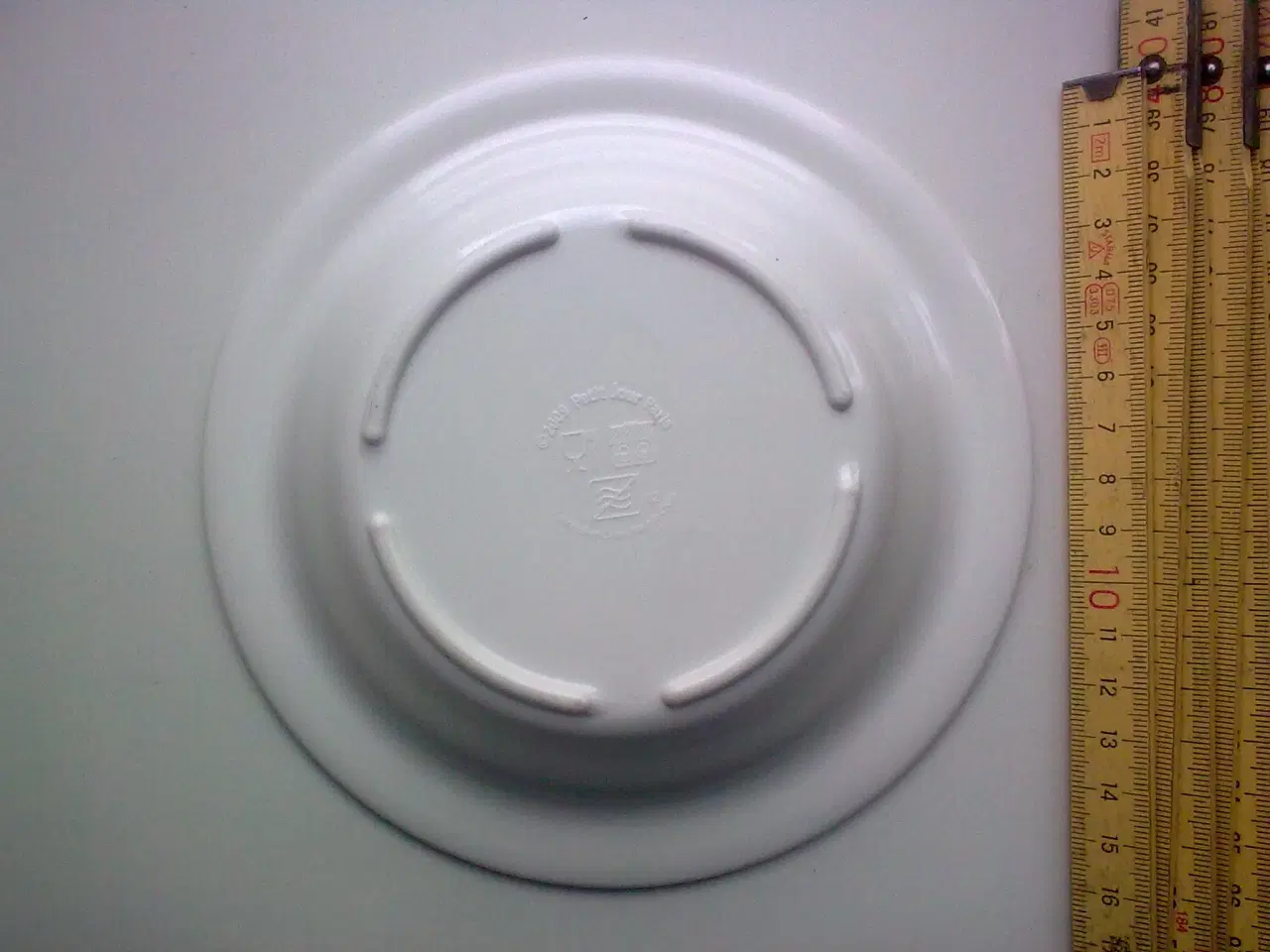 Billede 18 - Børnetallerken x 2 RETRO håndmalet m høns o.a.