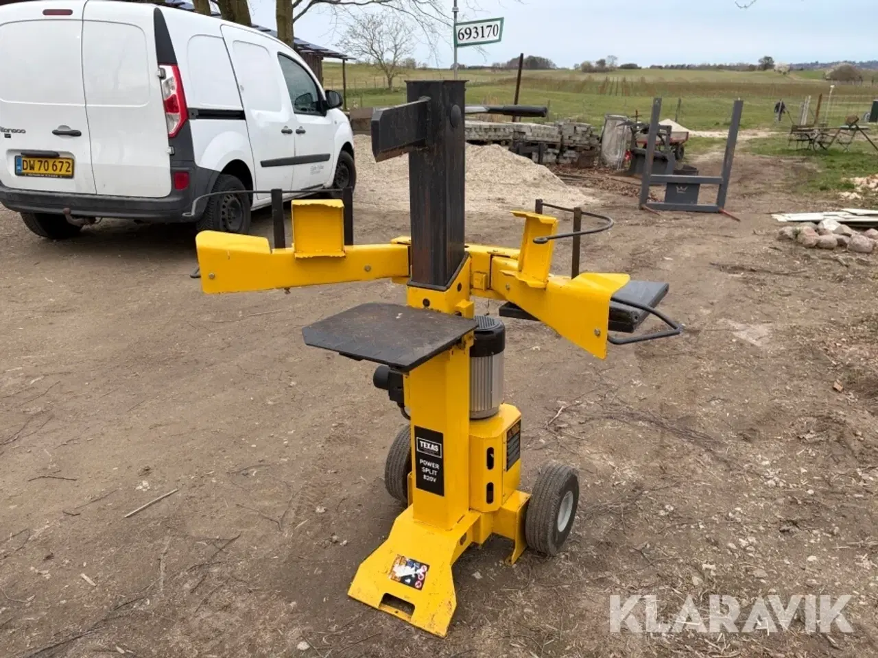 Billede 1 - Brændekløver Texas Power Split 820V - 8 tons