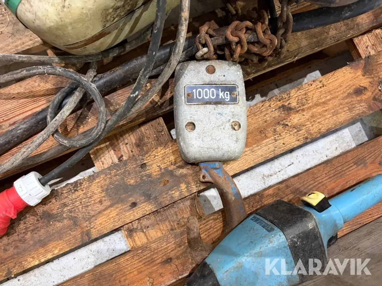 Billede 6 - El kædetalje Demag 1000 kg