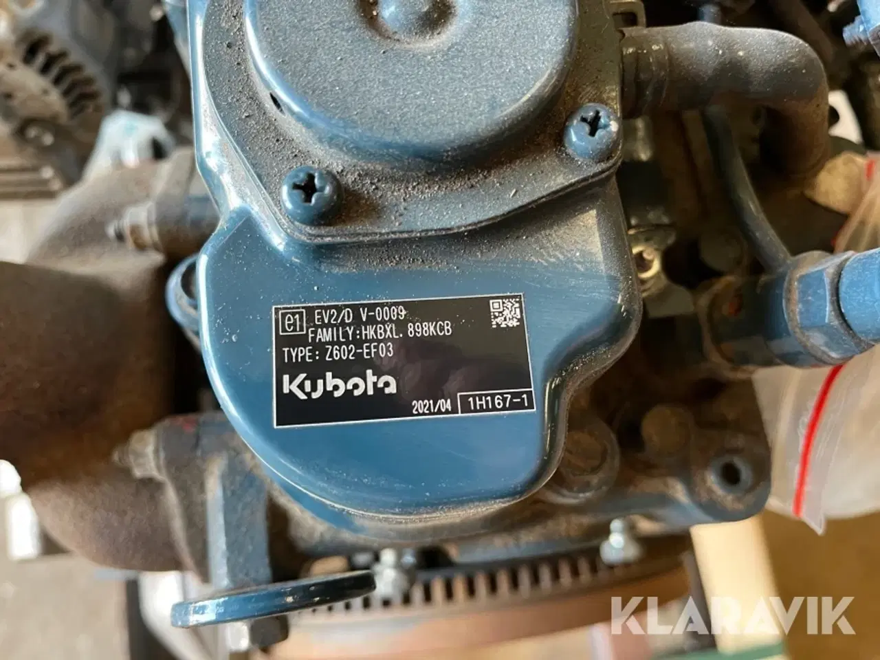 Billede 5 - Motor ny 10,6 kw Kubota Z602-EF03