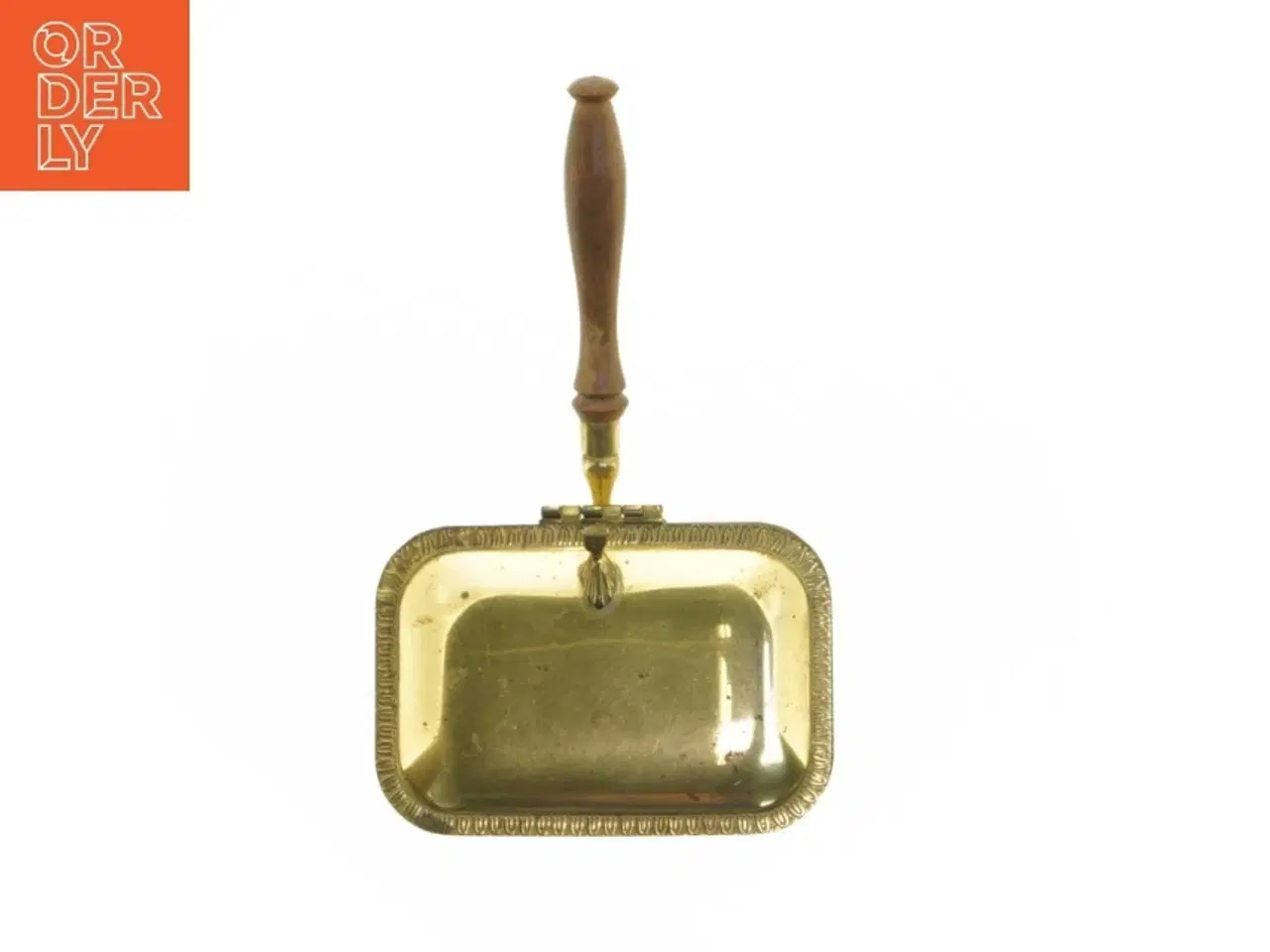 Billede 1 - Antik dåse med træhåndtag (str. 18 x 11 x 5 cm)
