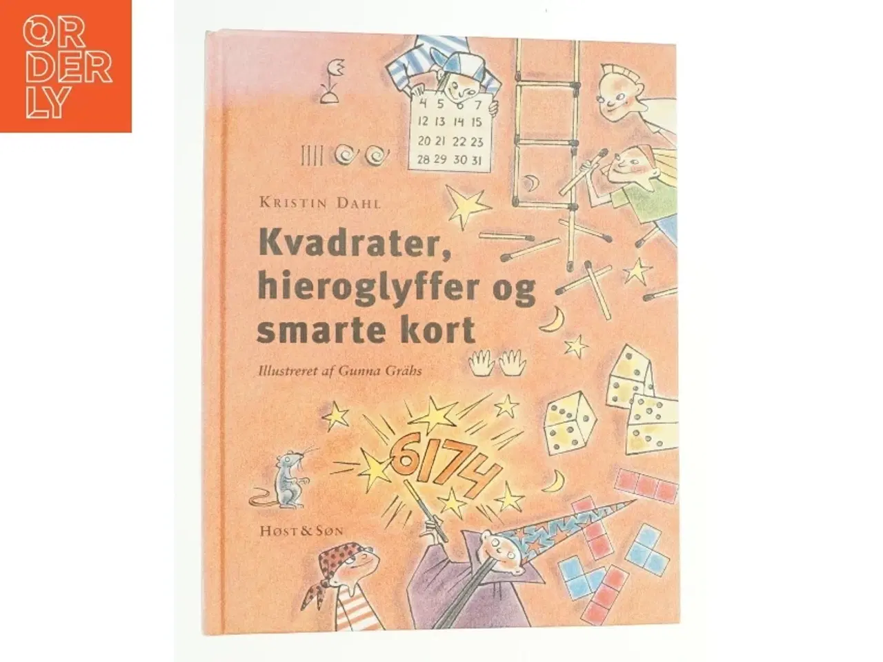 Billede 1 - Kvadrater, hieroglyffer og smarte kort af Kristin Dahl (Bog)