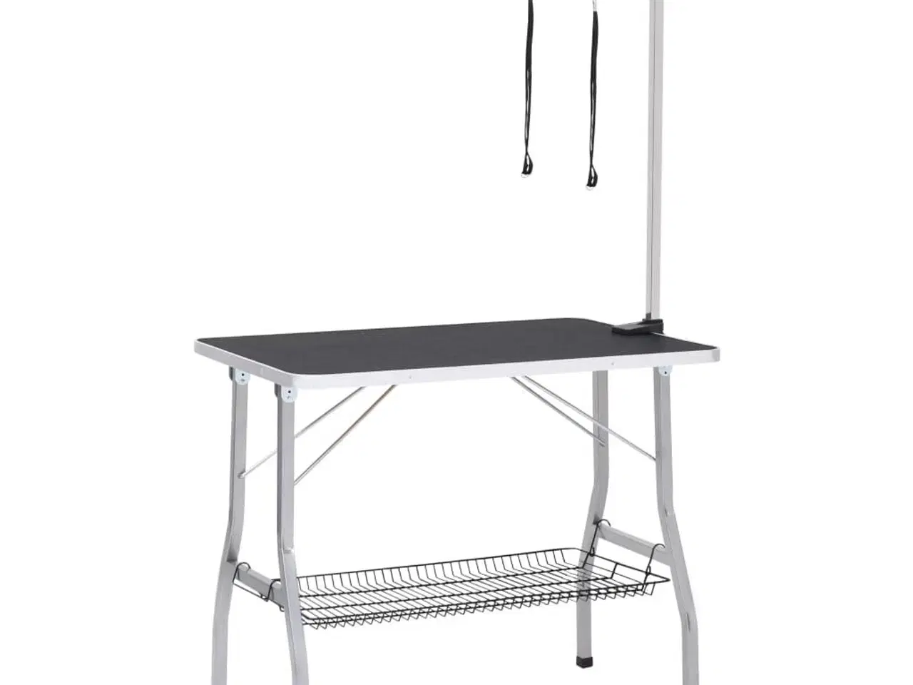 Billede 2 - Justerbart hundeplejebord med 2 løkker og kurv