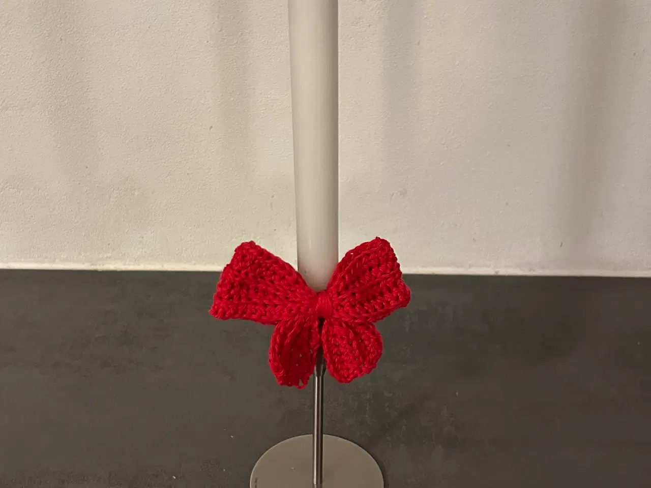 Billede 4 - Hæklede julesløjfer i bomuld