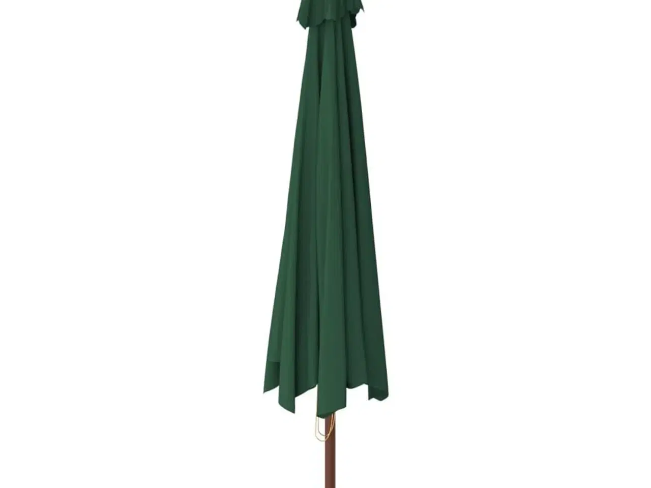 Billede 5 - Haveparasol med træstang 400x273 cm grøn