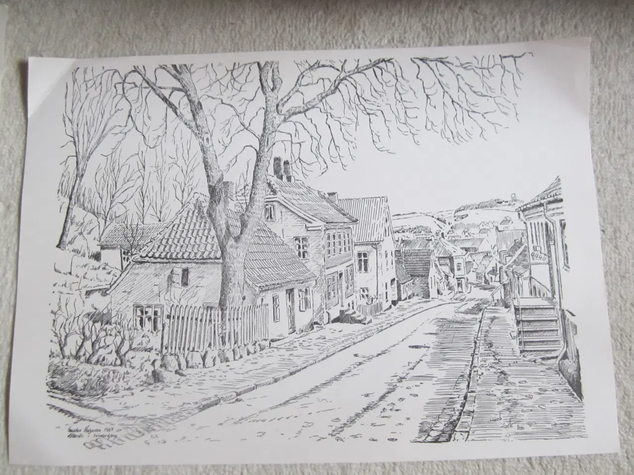 Billede 2 - Rigtig fine tryk fra Bogtrykmuseet i Esbjerg samle