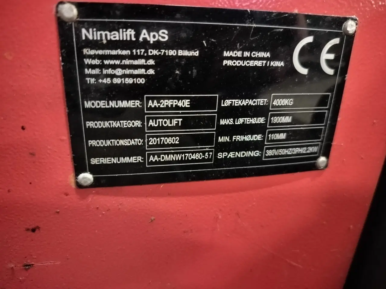 Billede 4 - Flot 2-søjletlift ikke brugt meget.