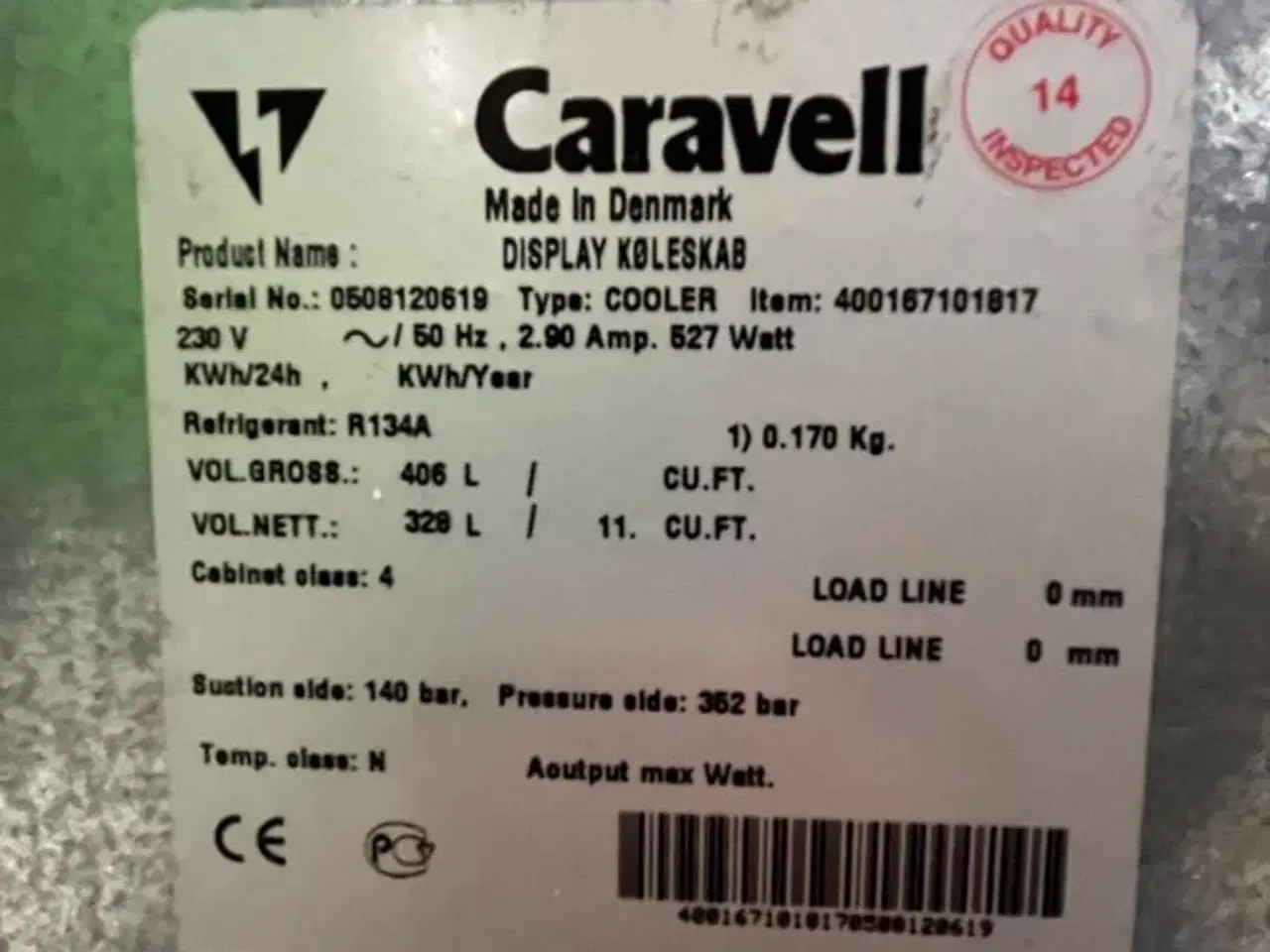 Billede 2 - Køleskab, karavell