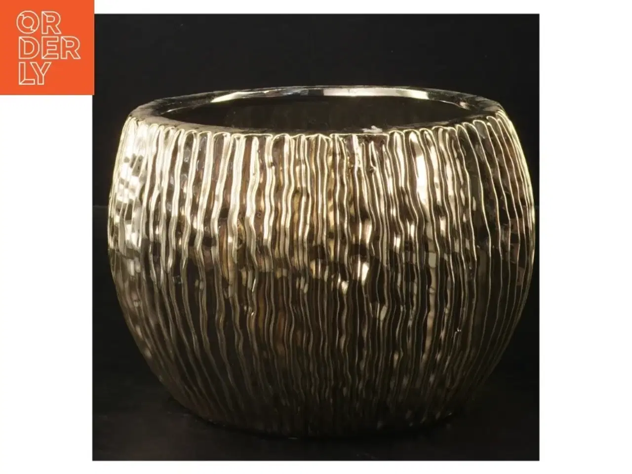 Billede 2 - Guld vase fra Krifton (str. 13x17 cm)