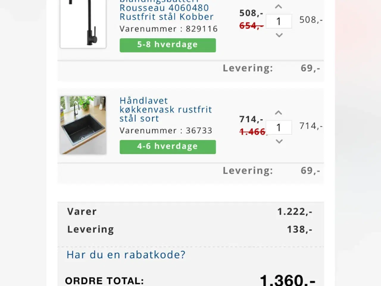 Billede 3 - Ny håndvask