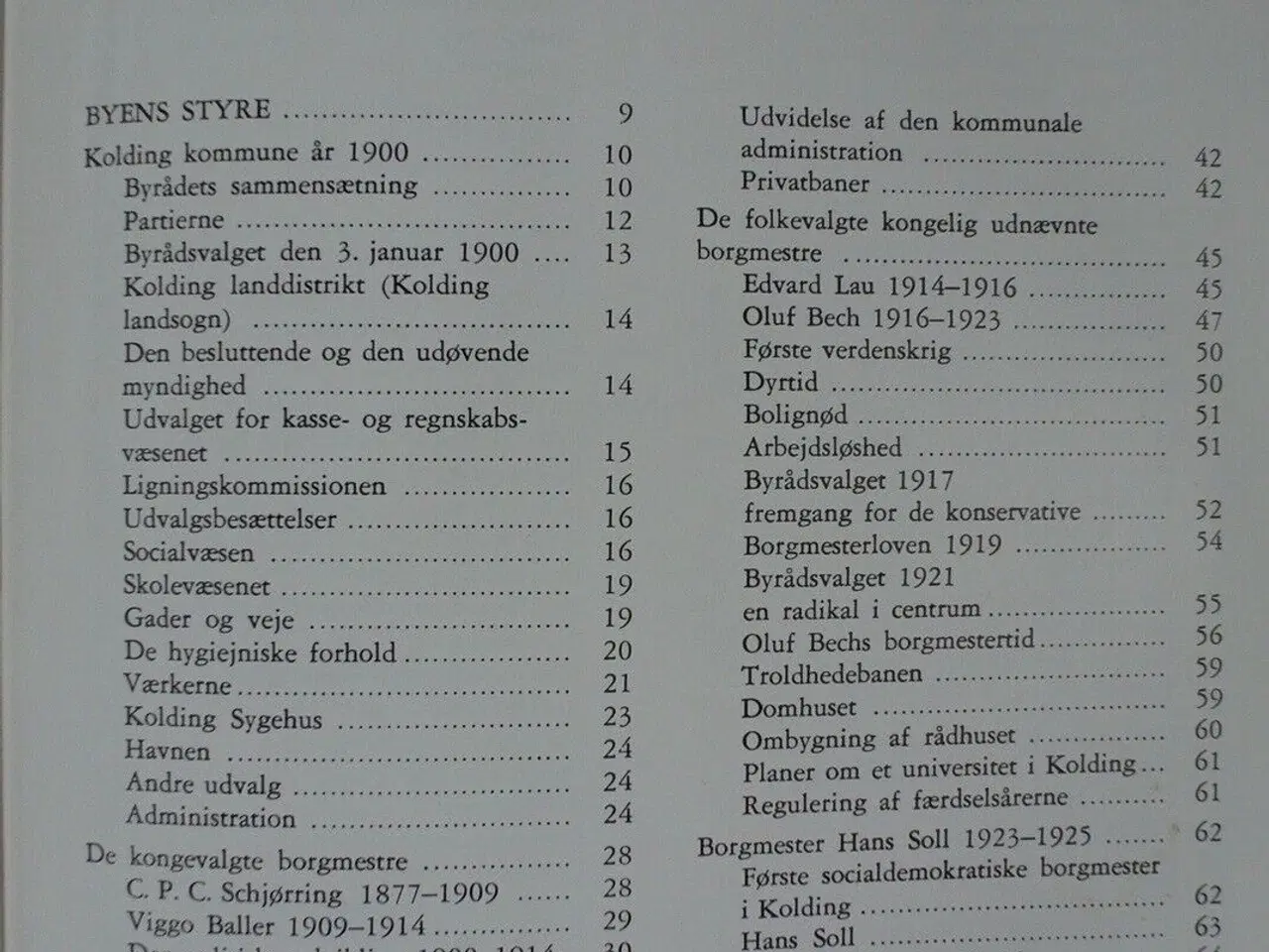 Billede 5 - kolding i det tyvende århundrede indtil kommunesam