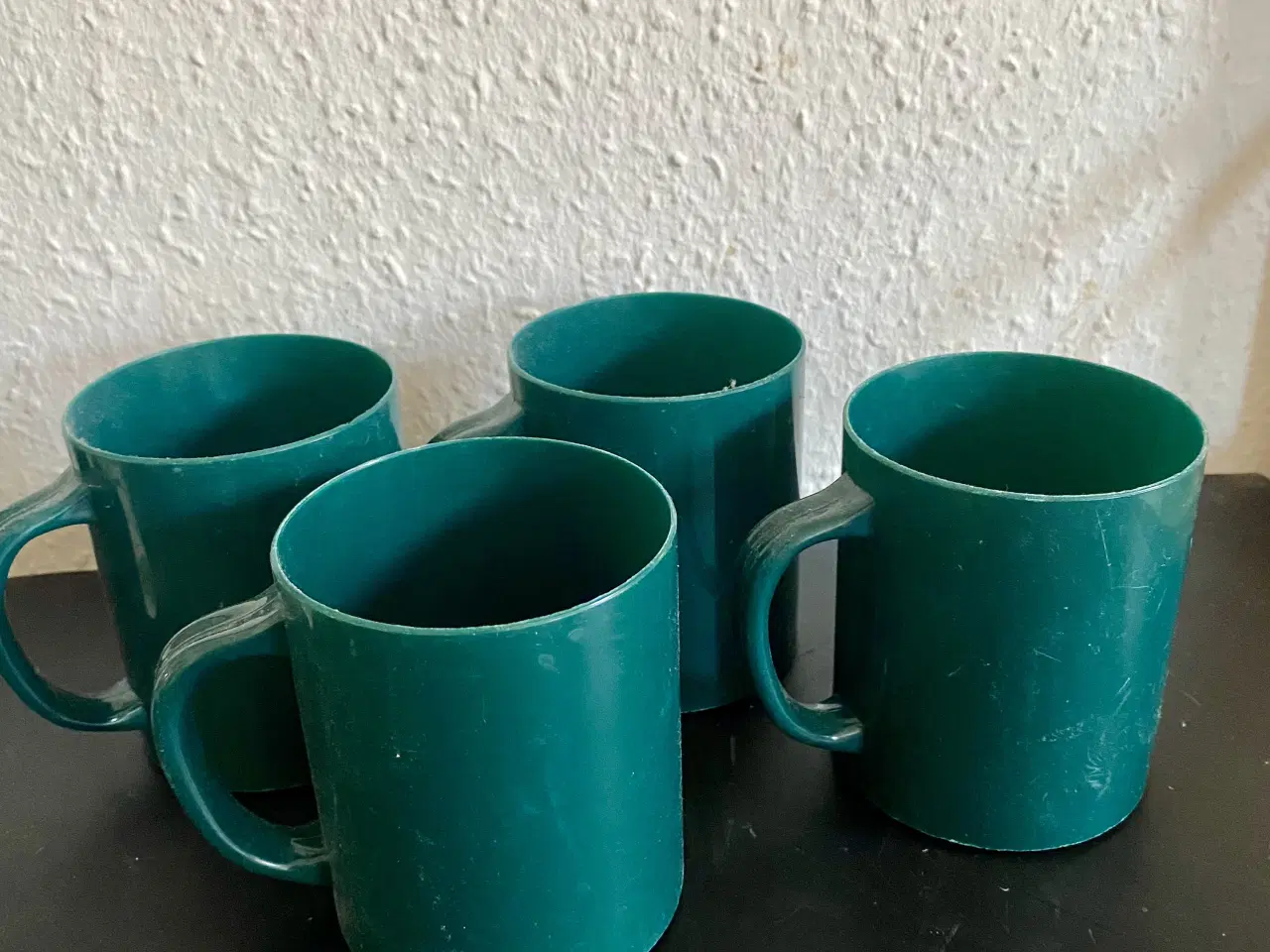Billede 2 - 4 grønne plast kopper