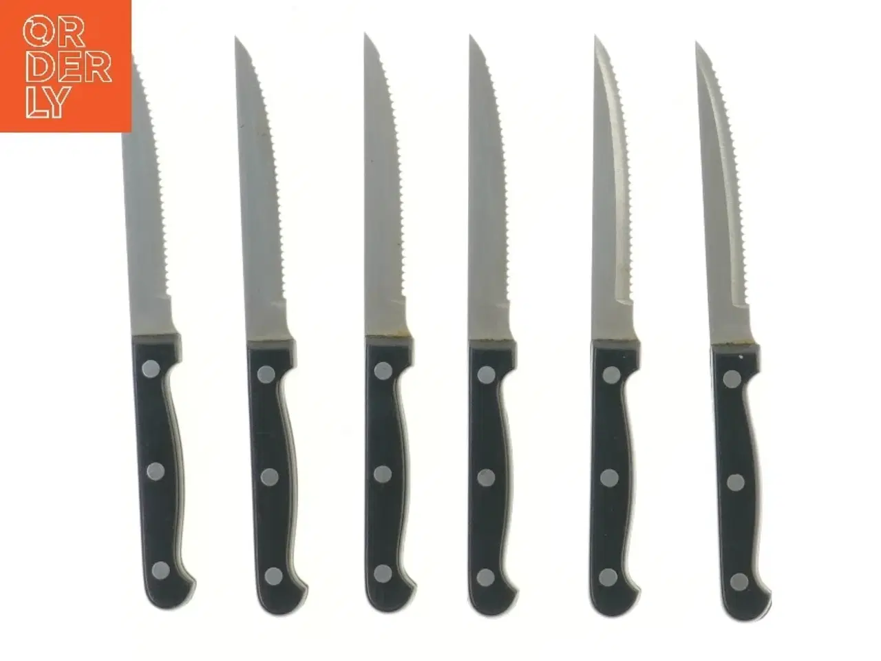 Billede 2 - Sæt med steakknive (str. 6 stk 22,5 cm)