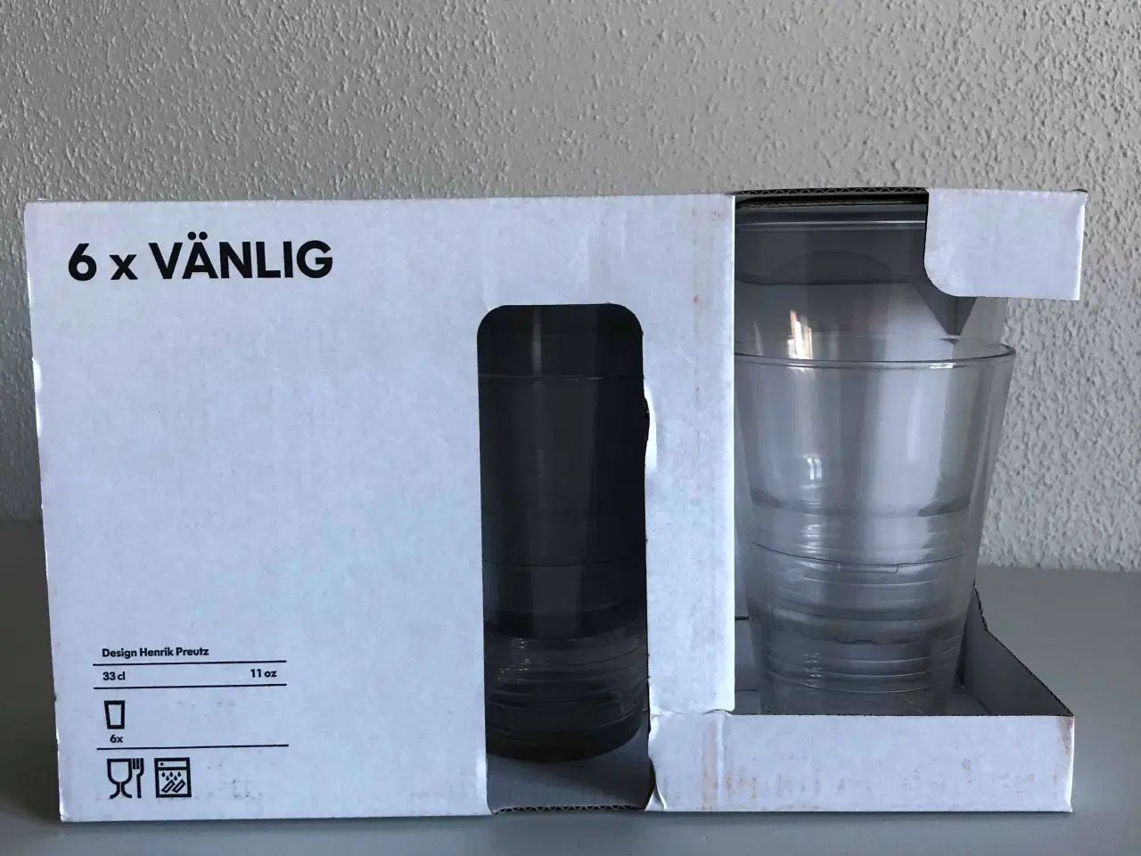 Billede 1 - 5 Glas fra Ikea (33 cl.)