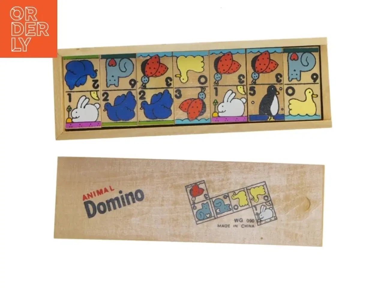 Billede 2 - Animal Domino spil (str. 22,5x7,5 cm)